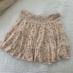 American eagle loveshackfancy inspired mini skirt